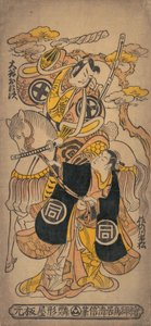 Scène uit het Drama Sazareishi Suehiro Genji, 12e maand..., 12e maand, 1743 of 1e maand, 1744 door Torii Kiyomasu I