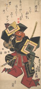 De acteur Ichikawa Danjuro II, 1688-1758, ca. 1804 door Torii Kiyomine