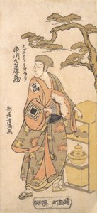De Acteur Ichikawa Komazo als de Handelaar Soga no Juro Sukenari, 1761