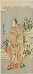 De acteur Ichikawa Yaozo II door Torii Kiyomitsu I