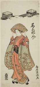 De acteur Onoe Matsusuke I door Torii Kiyomitsu I