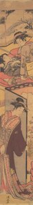 In een plezierhuis door Torii Kiyonaga