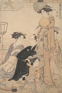 Sashiye naam van een plaats in Edo, ca. 1782