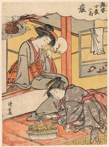 De Boer (No) uit de serie Schoonheden die de Vier Sociale Klassen Illustreren (Adesugata shi no ko sho) door Torii Kiyonaga