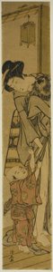 De Pekinees door Torii Kiyonaga