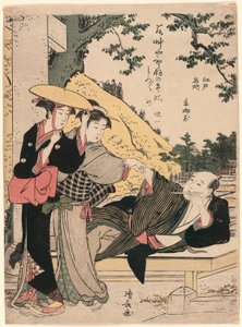 Ushi-no-gozen, uit de serie Beroemde Plaatsen van Edo door Torii Kiyonaga