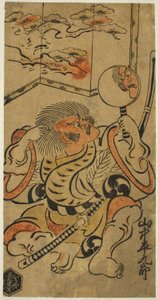 De Acteur Yamanaka Heikuro I door Torii Kiyonobu I