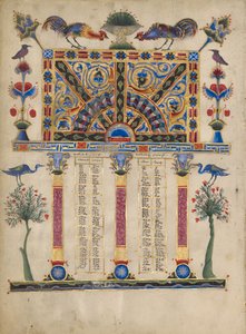Pagina Canon-tabel door Toros Roslin