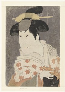 Busteportret van Iwai Hanshiro IV