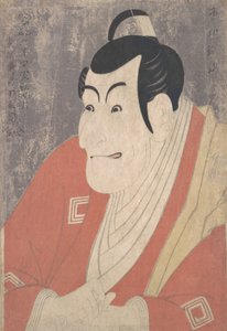 Ichikawa Ebizo IV als Takemura Sadanojo in het stuk Koinyobo Somewake Tazuna, 1794 door Toshusai Sharaku