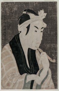 Matsumoto Koshiro IV als Gorobei, de visverkoper uit Sanya