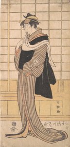Osagawa Tsuneyo II als de kapper O-Roku, 1794-95 door Toshusai Sharaku