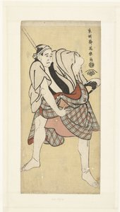 Portret van Ichikawa Tomiemon
