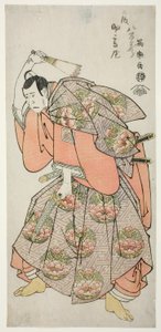 De Acteur Ichikawa Yaozo III als Saeki Kurando Tsunenori door Toshusai Sharaku