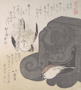 Dakpan en Mussen, Specialiteiten van Mizuno in Imado door Totoya Hokkei