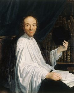 Portret van de dichter Jean-Baptiste de Santeuil 1630-1697, 1665-1670 door Toussain Dumée