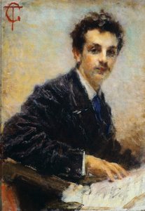 Portret van Benedetto Junck door Tranquillo Cremona
