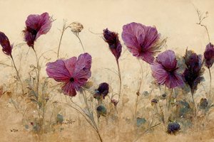 Zachtpaarse bloemen