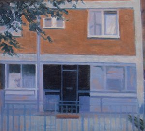 Een plek om te wonen 5, 2010 (olieverf op multiplex)