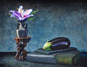 Aubergine door Trevor Neal