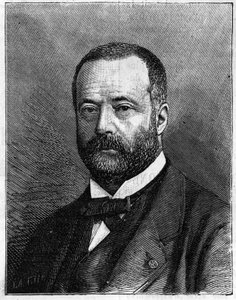 Portret van Henri Sainte Claire (Sainte-Claire) Deville (1818-1881), Franse chemicus. (Van een foto door de heer Truchelut). Gravure in 