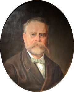 Portret van Fritz Reuter, Regionaal Museum Neubrandenburg door Trzęsacz