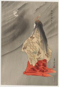 Sesshōseki, uit de serie Honderd Nō-spelen door Tsukioka Kogyo