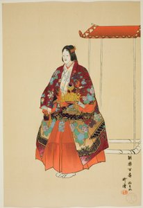 Yokihi, uit de serie "One Hundred No Dramas (Nogaku hyakuban)". door Tsukioka Kogyo