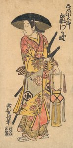 De acteur Arashi Otohachi 1695-1769 in een onbekende rol