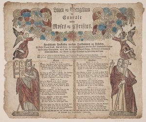 Wet en Evangelie of Gesprek tussen Mozes en Christus door Ubekendt