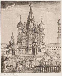 Vasili-kathedraal in Moskou door Ubekendt