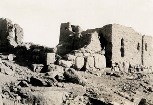 Ruïnes op het eiland Bigeh, Egypte, foto door Ugo Monneret de Villard door Ugo Monneret de Villard