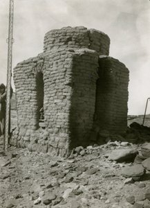 Graf in noordelijke necropolis, Qasr Ibrim, Egypte, foto door Ugo Monneret de Villard door Ugo Monneret de Villard