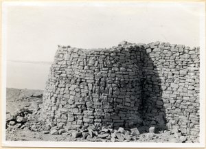 Toren van zuidoostelijke hoek, Sabagura, Egypte, foto door Ugo Monneret de Villard door Ugo Monneret de Villard