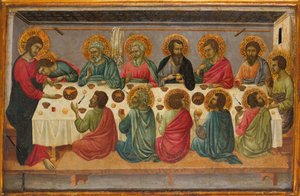 Het Laatste Avondmaal, ca. 1325-30 door Ugolino da Siena