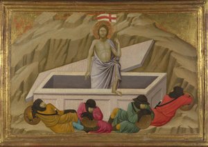 De Opstanding Uit de Basiliek van Santa Croce, Florence, ca. 1324-1325 door Ugolino di Nerio