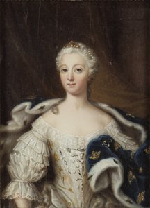 Portret van Louisa Ulrika van Pruisen (1720-1782), koningin van Zweden door Ulrika Fredrika Pasch