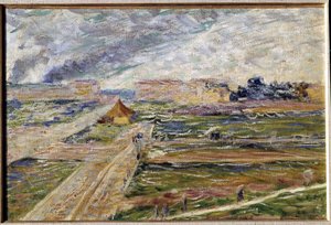 Periferie door Umberto Boccioni