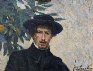 Zelfportret door Umberto Boccioni