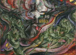 Stemmingen I: De afscheidsgroeten door Umberto Boccioni