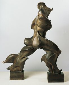 Unieke vormen van continuïteit in de ruimte door Umberto Boccioni