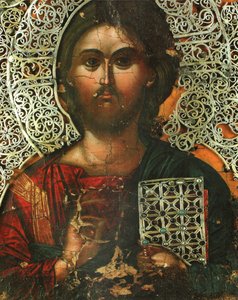 Pantokrator (deel van het Vatoped-diptiek bekend als het speelgoed van keizerin Theodora)