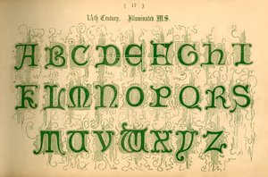 14e eeuw. Verlucht handschrift