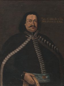 18e eeuw - Portret van N. Kubínyi