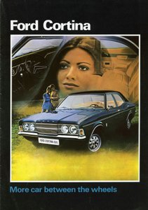 1972 Ford Cortina Mk3 verkoopbrochure omslag door Unbekannt