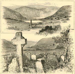 1. De Vallei van Glendalough. 2. In Glendalough, 1898 door Unbekannt