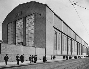 AEG Montagefabriek door Peter Behrens