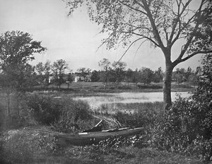 Een baai in Lac la Belle, Oconomowoc, ca. 1897
