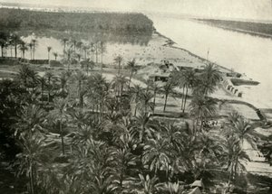 Een Britse Positie aan de Rivier Tigris, 1919 door Unbekannt