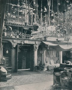 Een hoek in de studio van de heer Louis C. Tiffany, 1897